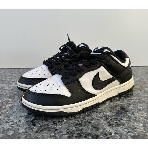 Nike Dunk Low Shoes Black White Panda DD1391-100 Men\'s 8.5 Used main image 9